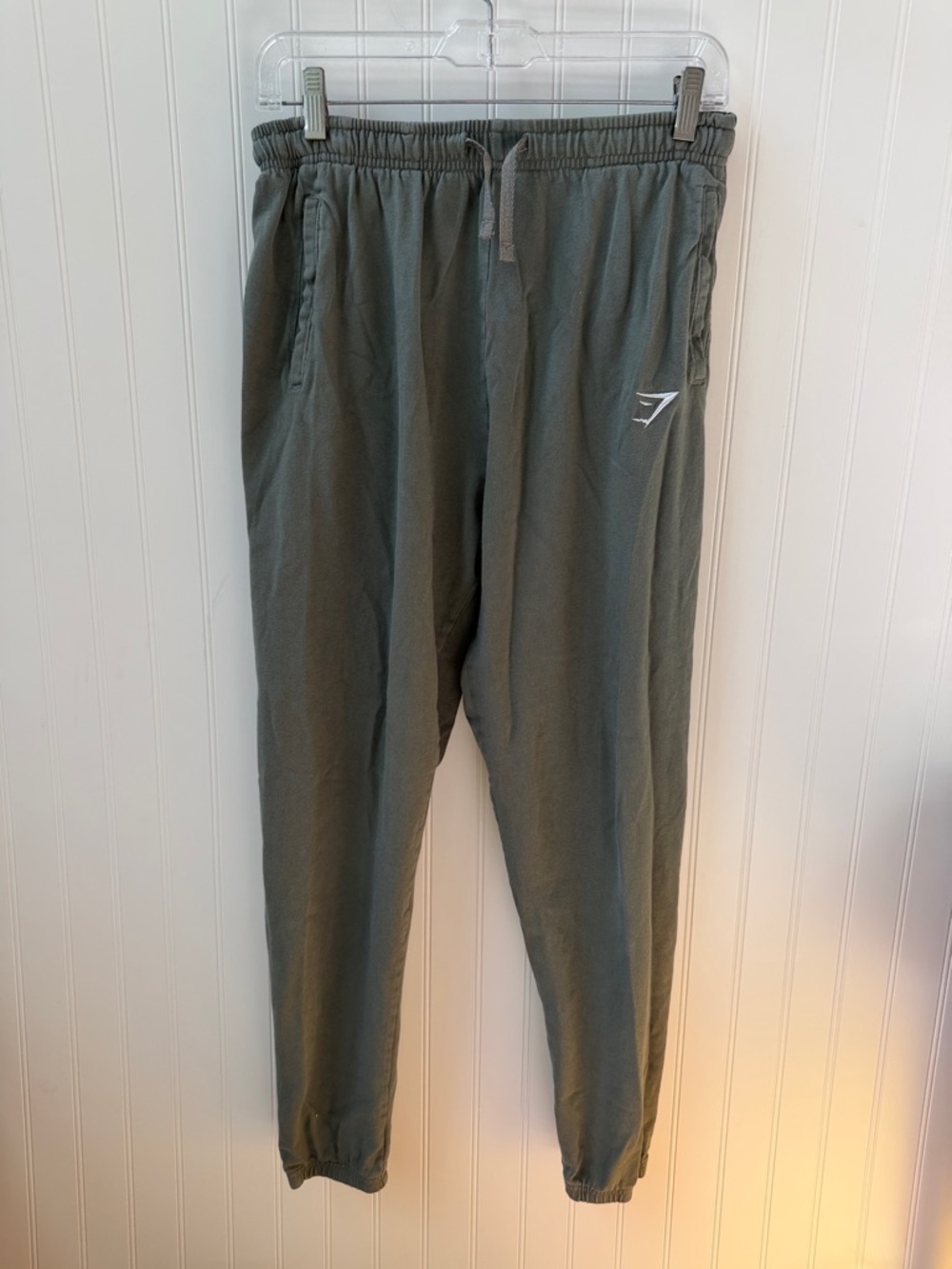 Gymshark Men’s Olive Drawstring Joggers